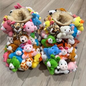 Plush custom animal boots